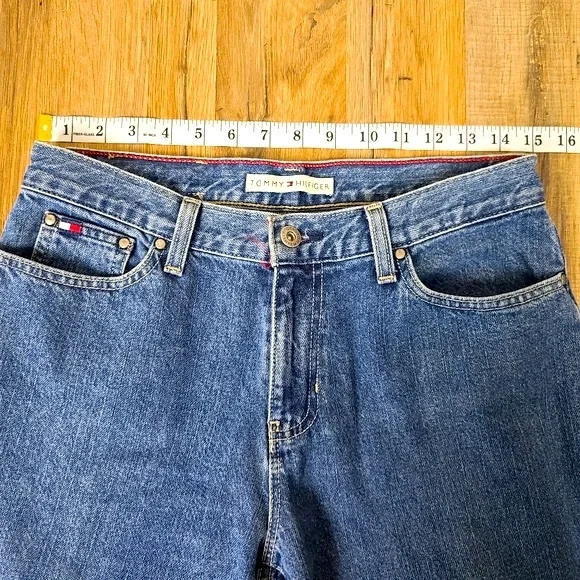 WOMENS VINTAGE HGH RISE TOMMY HILFIGER BOOTCUT JEANS - Picture 10 of 13